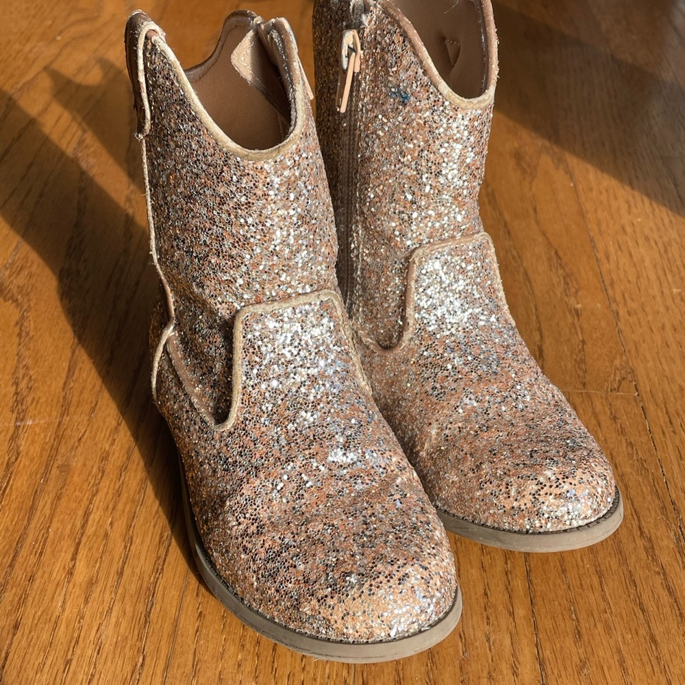 Glitter Toddler Girls Size 10 Cowboy Boots